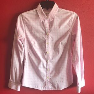 Pink Banana Republic button up